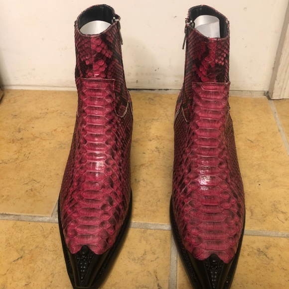 Handmade python western boots - Picture 6 of 8